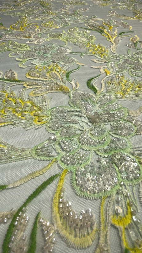 نمای نزدیک رنگ پسته ای