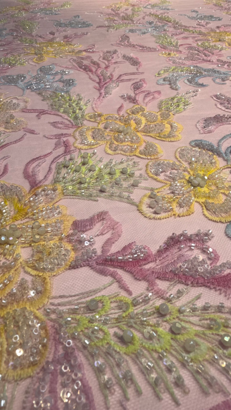 نمای نزدیک رنگ گلبهی