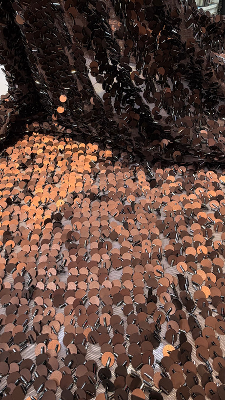 نمای نزدیک رنگ قهوه ای موکا