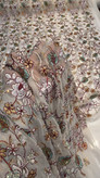 حریر شیفون سوزن دوزی